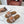 Celine 25C Slippers Beige mix Cantaloupe Fabric with Calfskin 238159