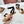 Celine 25C Lympia Sandal Beige mix Black Fabric with Calfskin 238163