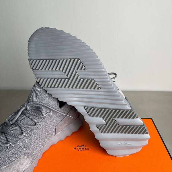 Sneaker HM da uomo 25 Lift in mesh scamosciato grigio 703779