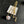CC 26s Double C Logo White Enamel Crystal Ball Pendant Necklace In Gold Metal 629889