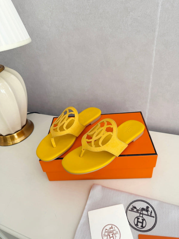 HM Mage Sandal Yellow Lambskin 605905