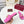GG 2026 Early Spring Mule Hot Pink Canvas Sheepskin 688515