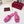 GG 2026 Early Spring Mule Hot Pink Canvas Sheepskin 688515