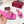 GG 2026 Early Spring Mule Hot Pink Canvas Sheepskin 688515