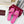 GG 2026 Early Spring Mule Hot Pink Canvas Sheepskin 688515