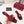 GG 2026 Early Spring Mule Burgundy Canvas Sheepskin 688516