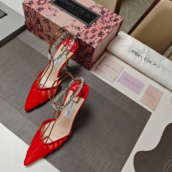 Jimmy 25 Seada 100 Pump Red Cowhide 240048