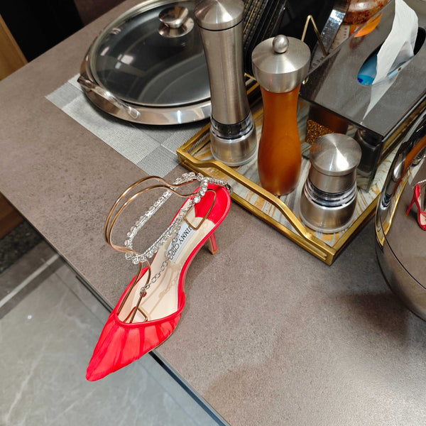 Jimmy 25 Seada 100 Pump Red Cowhide 240048