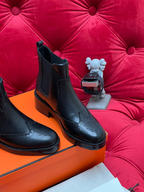 HM Findlay Ankle Boot Black Calfskin 969362