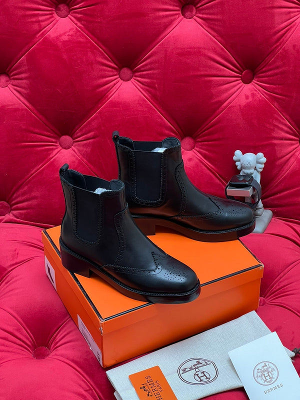 HM Findlay Ankle Boot Black Calfskin 969362