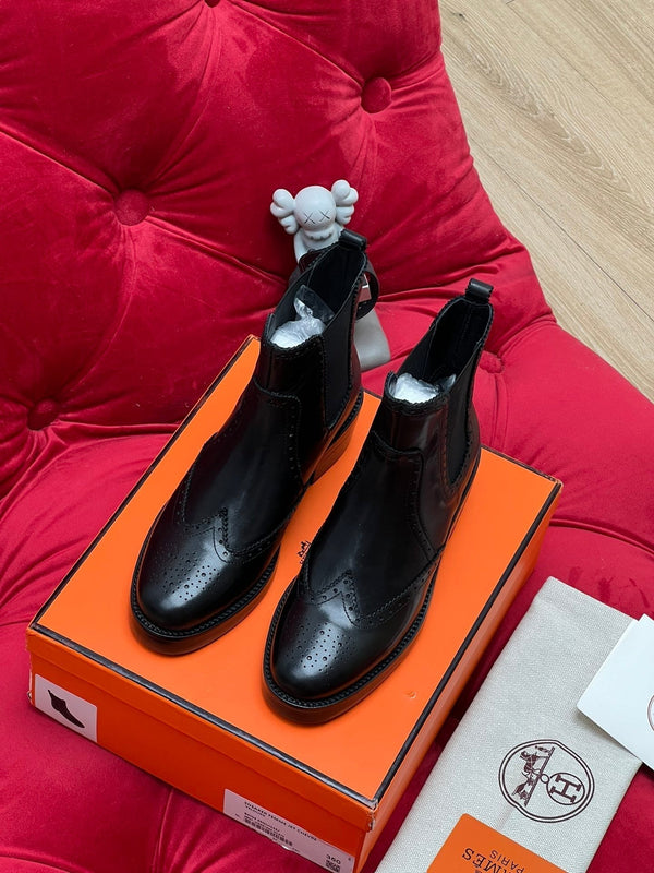 HM Findlay Ankle Boot Black Calfskin 969362