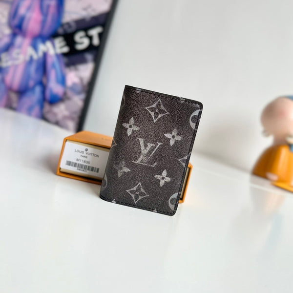 LV Autres Cuirs Pocket Organizer Brown Faded Monogram Leather 221269