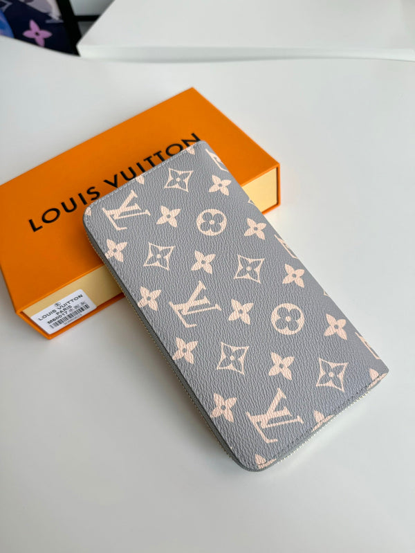 LV M60017  Zipper Wallet Trianon Gray Monogram Canvas GHW 221279