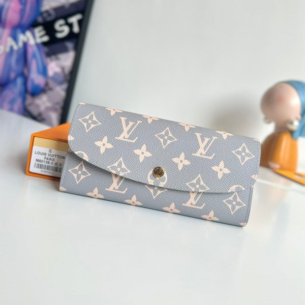 Portafoglio LV Emilie Trianon Grey Monogram Canvas GHW 221283