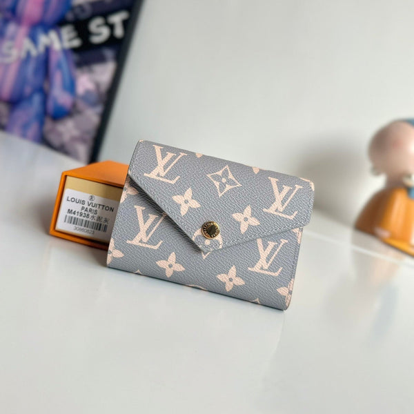 LV Victorine Wallet Trianon Gray Monogram Canvas GHW 221284