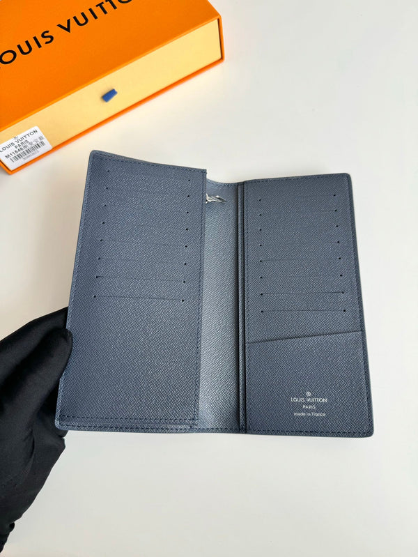 LV Brazza Monogram blu navy in tela sfumata 221312