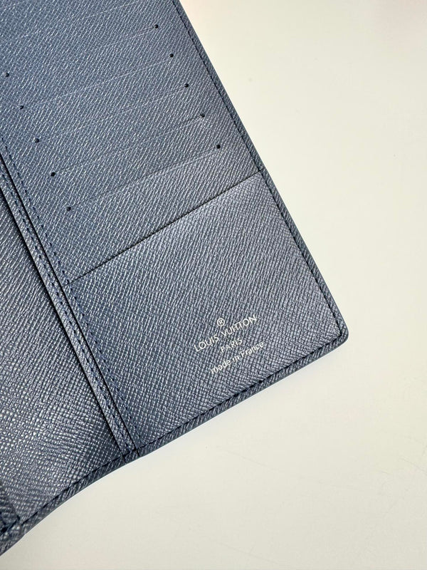 LV Brazza Monogram blu navy in tela sfumata 221312