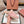 LP Charms Walk Babouche Loafer Pink Pastel Suede With Rabbit Fur Lining 206225