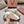 LP Charms Walk Babouche Loafer Light Brown Beige Mix White Suede With Rabbit Fur Lining 206237
