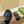 GG Interlocking Sandal Black Canvas & Leather 864287