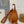 LOE 25 COMPACT HAMMOCK BAG IN OAK SATIN CALFSKIN