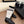 CC Short Boot Black White Calfskin 366071