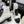 CC 26 Combat Boot White Black Tweed Leather 588800