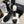 CC 26 Combat Boot White Black Tweed Leather 588800