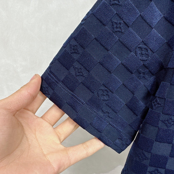 LV T-SHIRT NAVY BLUE 239624