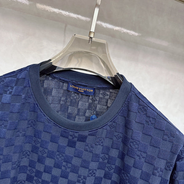 LV T-SHIRT NAVY BLUE 239624