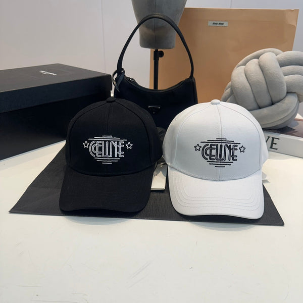 Cappellino Celin in tessuto di cotone nero 210332