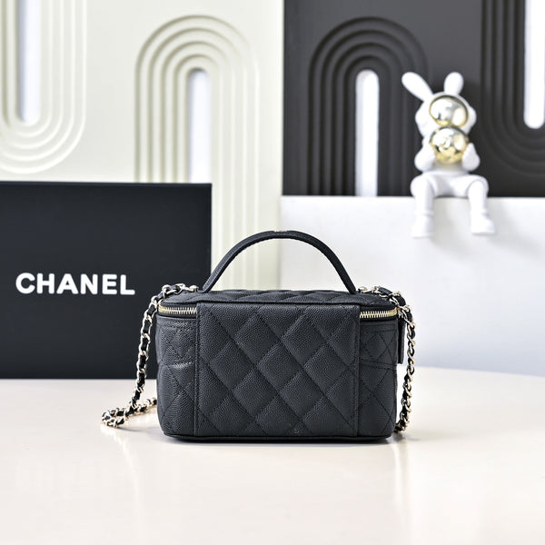 CC 25C Vanity Case 17 Black Caviar Leather 286273