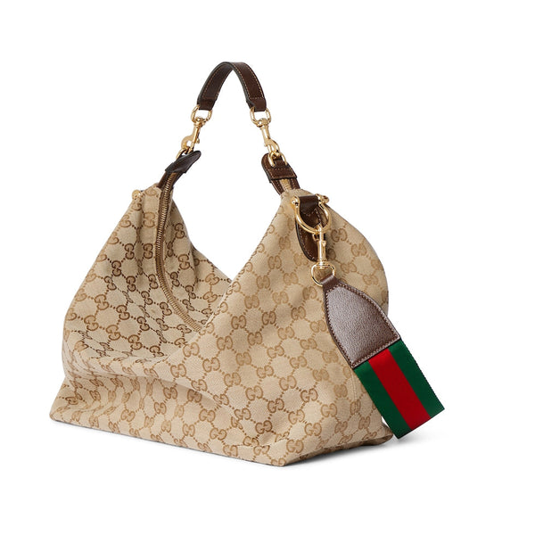 GG 26s Beatrix Medium Crossbody Bag 33cm Beige Canvas
