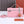 EXTRA POCKET L19 IN BABY PINK OSTRICH LEATHER