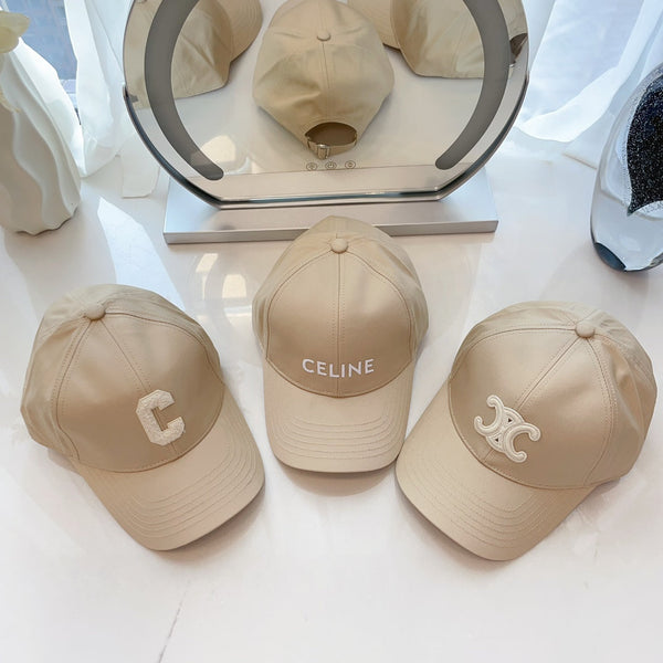 Cappello Celin in tessuto di cotone bianco avorio 210387