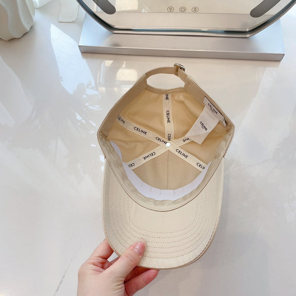 Cappello Celin in tessuto di cotone bianco avorio 210387