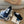 HM Bouncing 35 Sneakers Black Canvas Blueberry Suede Goatskin H Blue