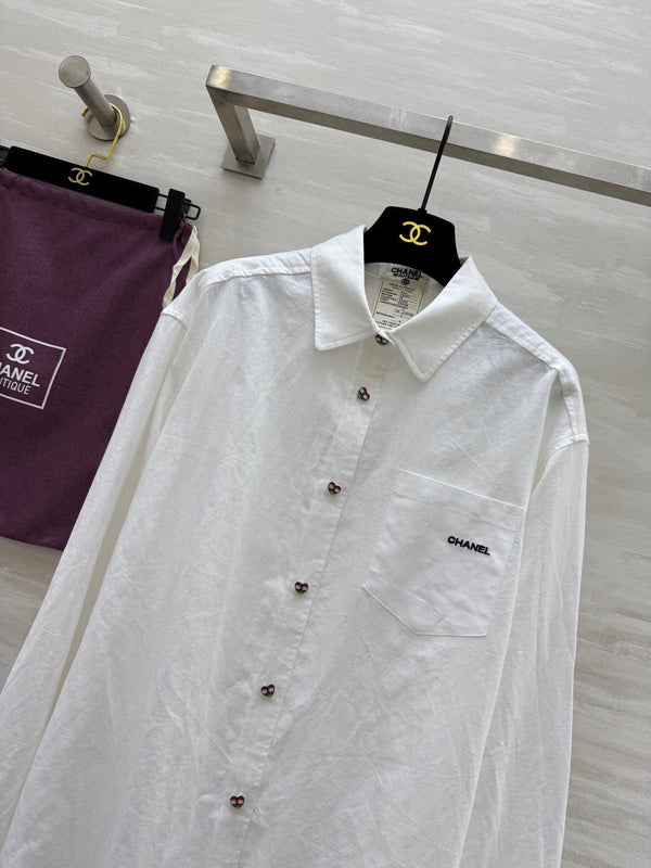CC Casual Shirt White Linen