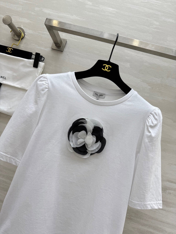 Maglietta CC Camellia Tee in cotone