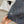 Gilet Cardigan Gris Multicolore Mohair Poilu 343294