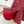 Robe à manches longues en tweed tissé CC Tweed rouge et rose 343197