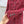 Robe à manches longues en tweed tissé CC Tweed rouge et rose 343197