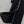CC Manteau long noir tissé 344727