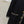 CC Manteau long noir tissé 344727