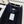 Pantalon large droit en coton noir CC 346625