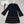 Robe CC à manches cloche bordées de papillons Laine noire 346483