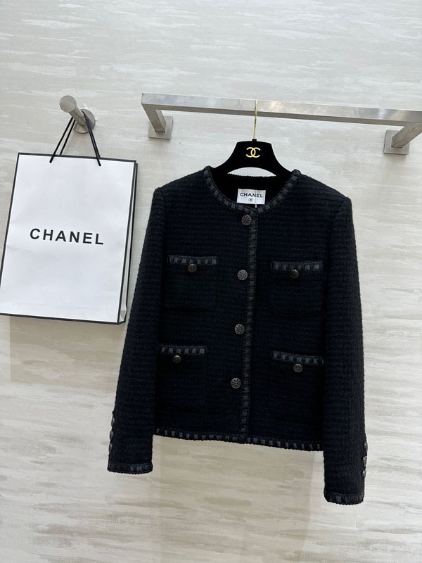 CC 26s Vintage Jacket Black Wool Tweed