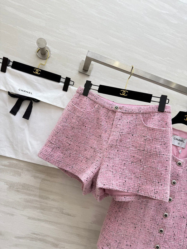 CC 26s Ensemble Classique Fabriqué à la Main en Tweed Rose 352313