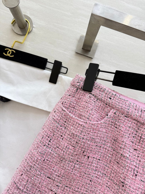 CC 26s Ensemble Classique Fabriqué à la Main en Tweed Rose 352313