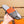 HM Men's Izmir Slide Grey Orange Cowhide 685821
